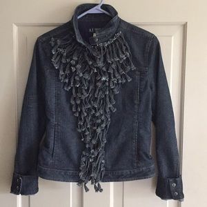Armani jean jacket size 6